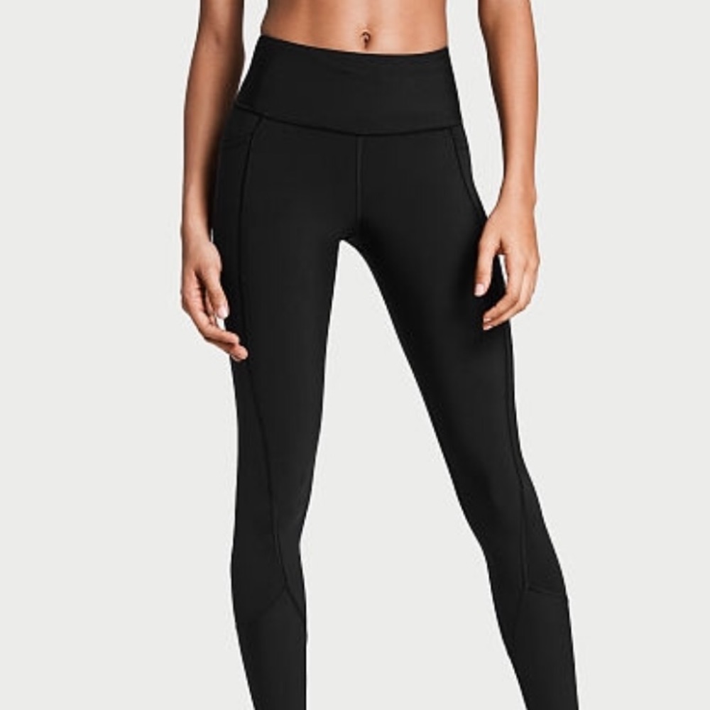 VS fleece lined leggings with pockets